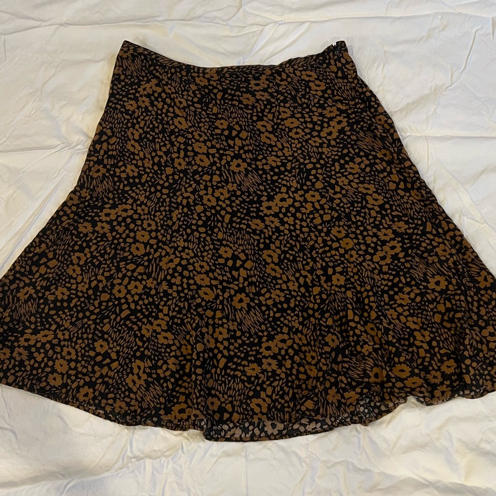 Long Floral Fall Skirt!